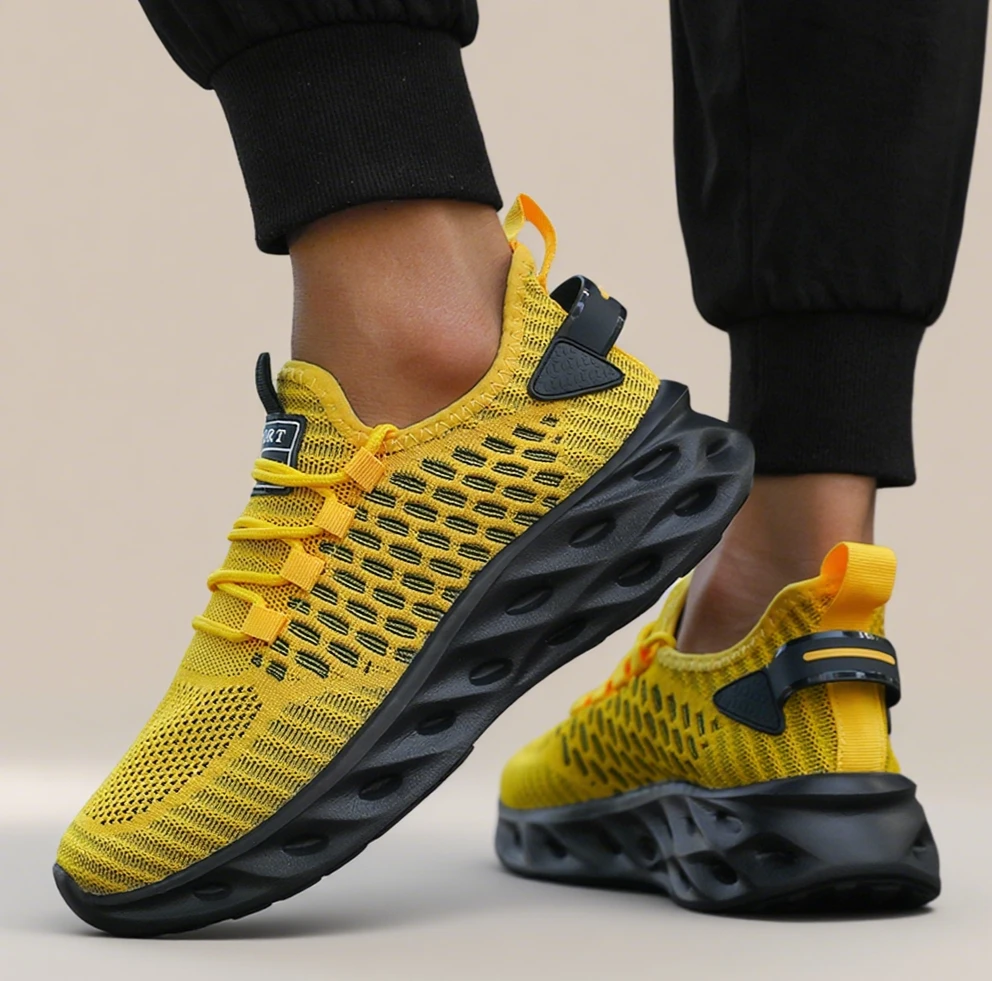 Men Shoes Size Chart - Men's Walking Shoes Are Breathable, Lightweight,