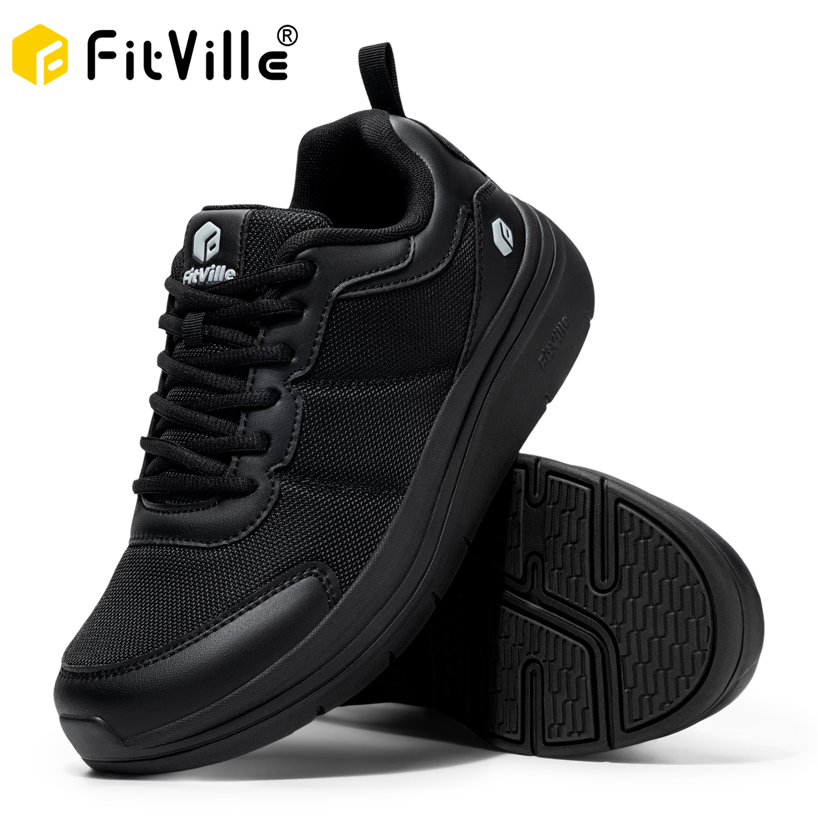 Men Shoes Size Chart - FitVille Men's Walking Shoes Wide Width