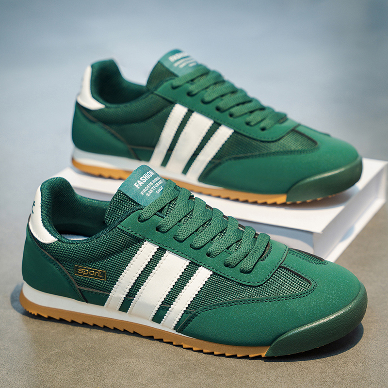 Men Shoes Offer - Versatile and Fashionable Striped Breathable Casual