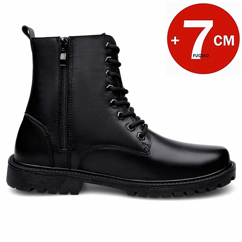 Men's Genuine Leather Elevator - Men'S Shoes With Height Increase reseña y precio
