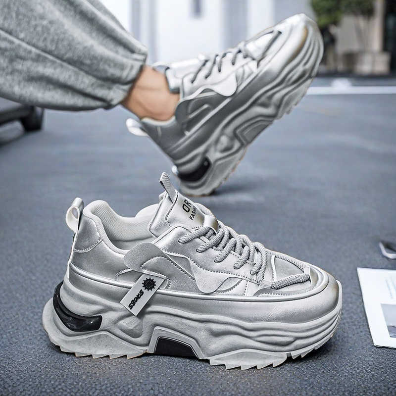 Black Platforme Tennis Man Spo - Men Shoes Offer reseña y precio