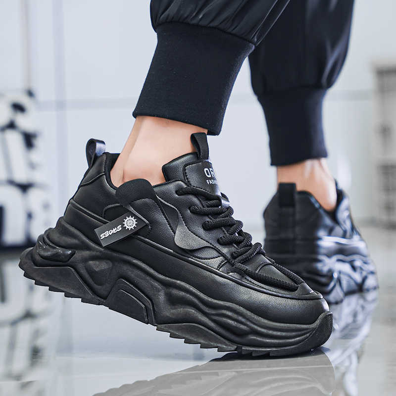 Black Platforme Tennis Man Spo - Men Shoes Offer reseña y precio