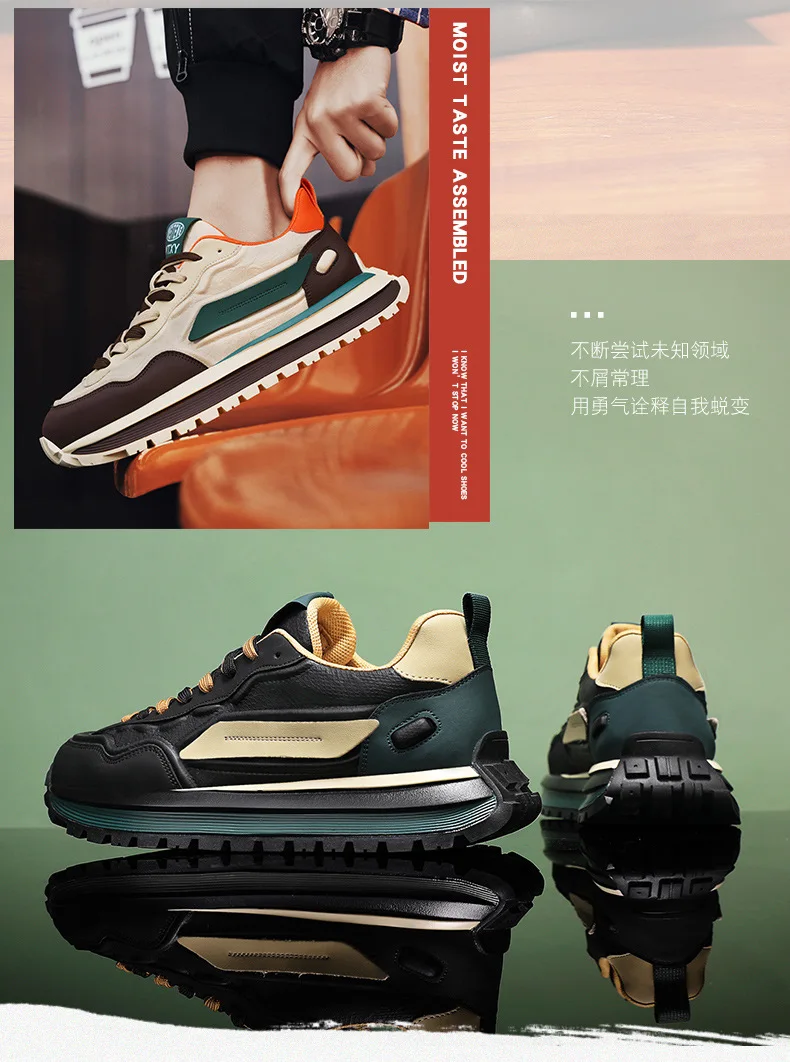 2026 New Spring Men's Breathab - Men Shoes Size Chart reseña y precio