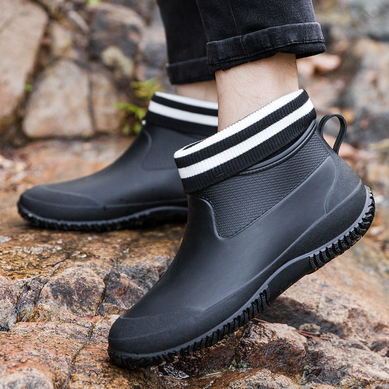 Soft Men's Rain Boots Young No - Men Shoes Offer reseña y precio