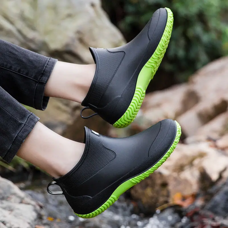 Soft Men's Rain Boots Young No - Men Shoes Offer reseña y precio