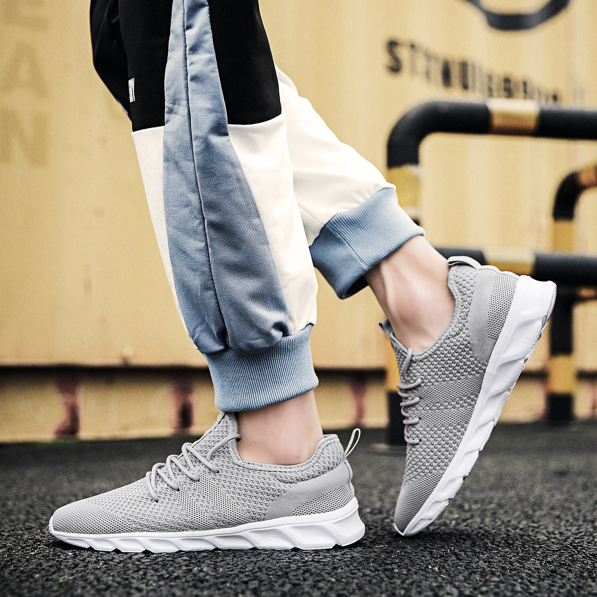 Breathable Men's Sneaker Casua - Men Shoes Running Sale reseña y precio