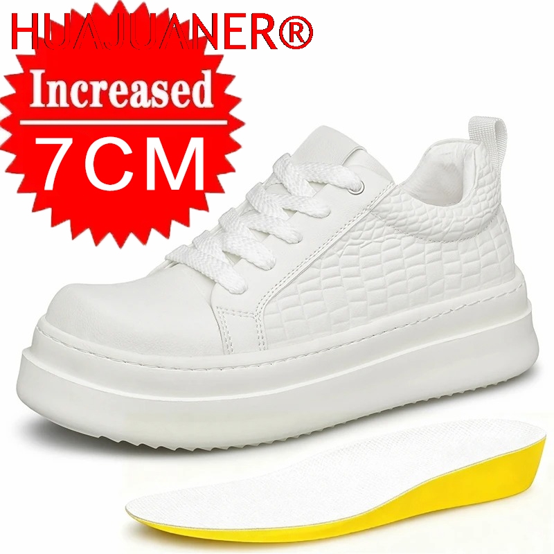 Men's Leather Elevator Shoes 7 - Men'S Shoes With Height Increase reseña y precio