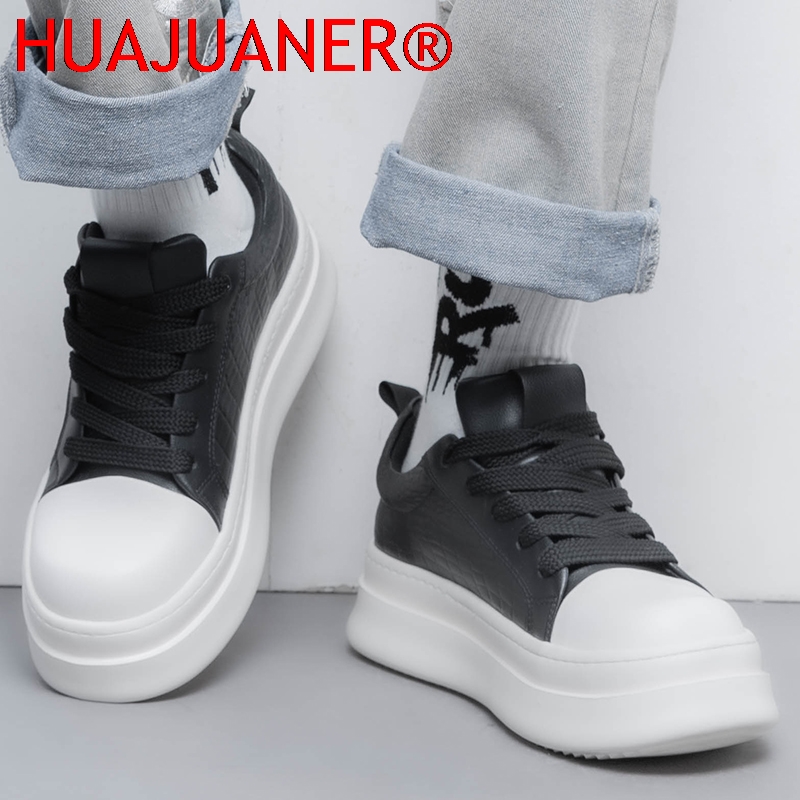 Men's Leather Elevator Shoes 7 - Men'S Shoes With Height Increase reseña y precio