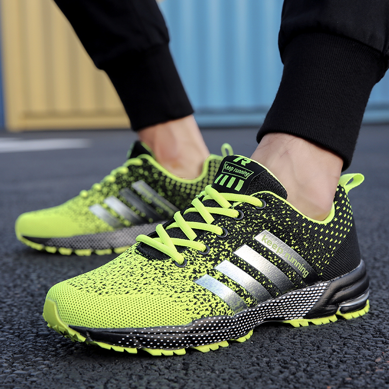 Hot Sale Green Running Shoes U - Men Shoes Running Sale reseña y precio