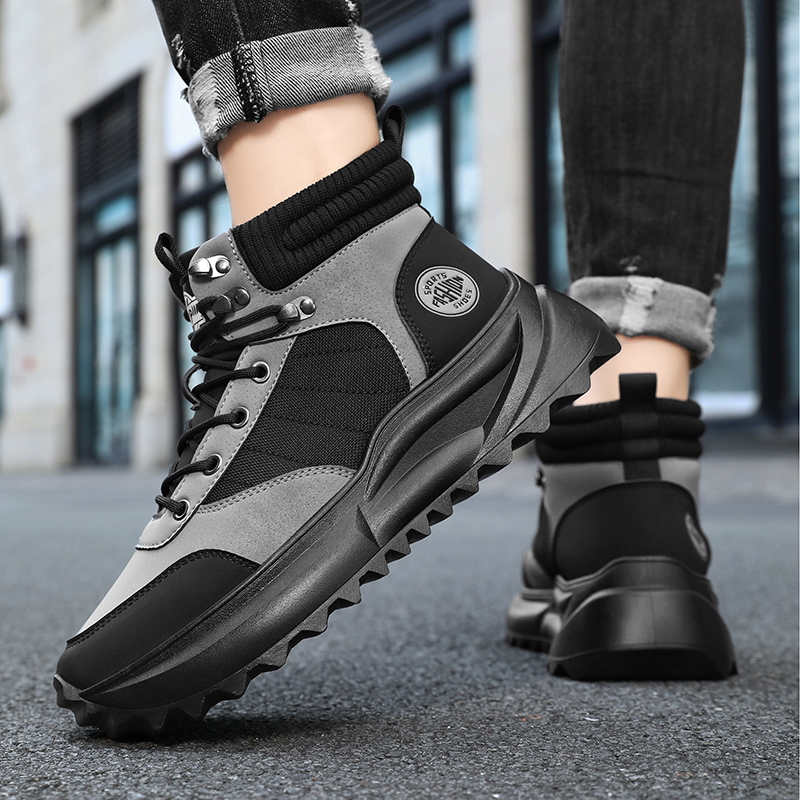 Winter Thick Heeled Loafers Sh - Men Shoes Offer reseña y precio