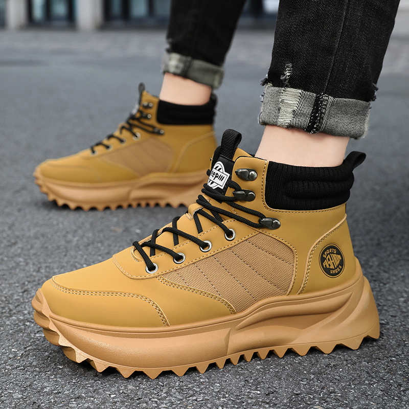 Winter Thick Heeled Loafers Sh - Men Shoes Offer reseña y precio