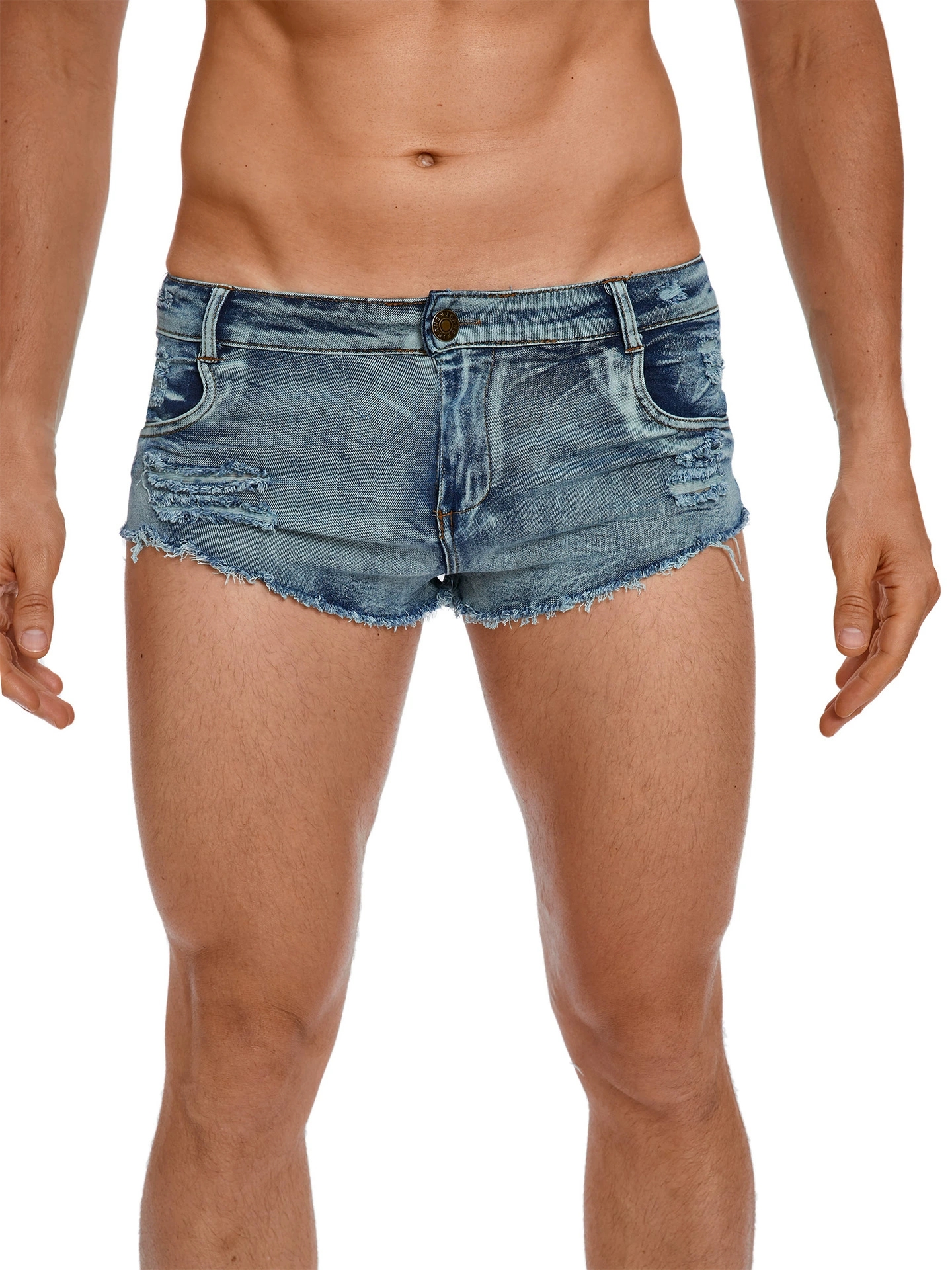 Men's Tight Low Waist Jeans Sh - Men'S Shoes For Jeans reseña y precio