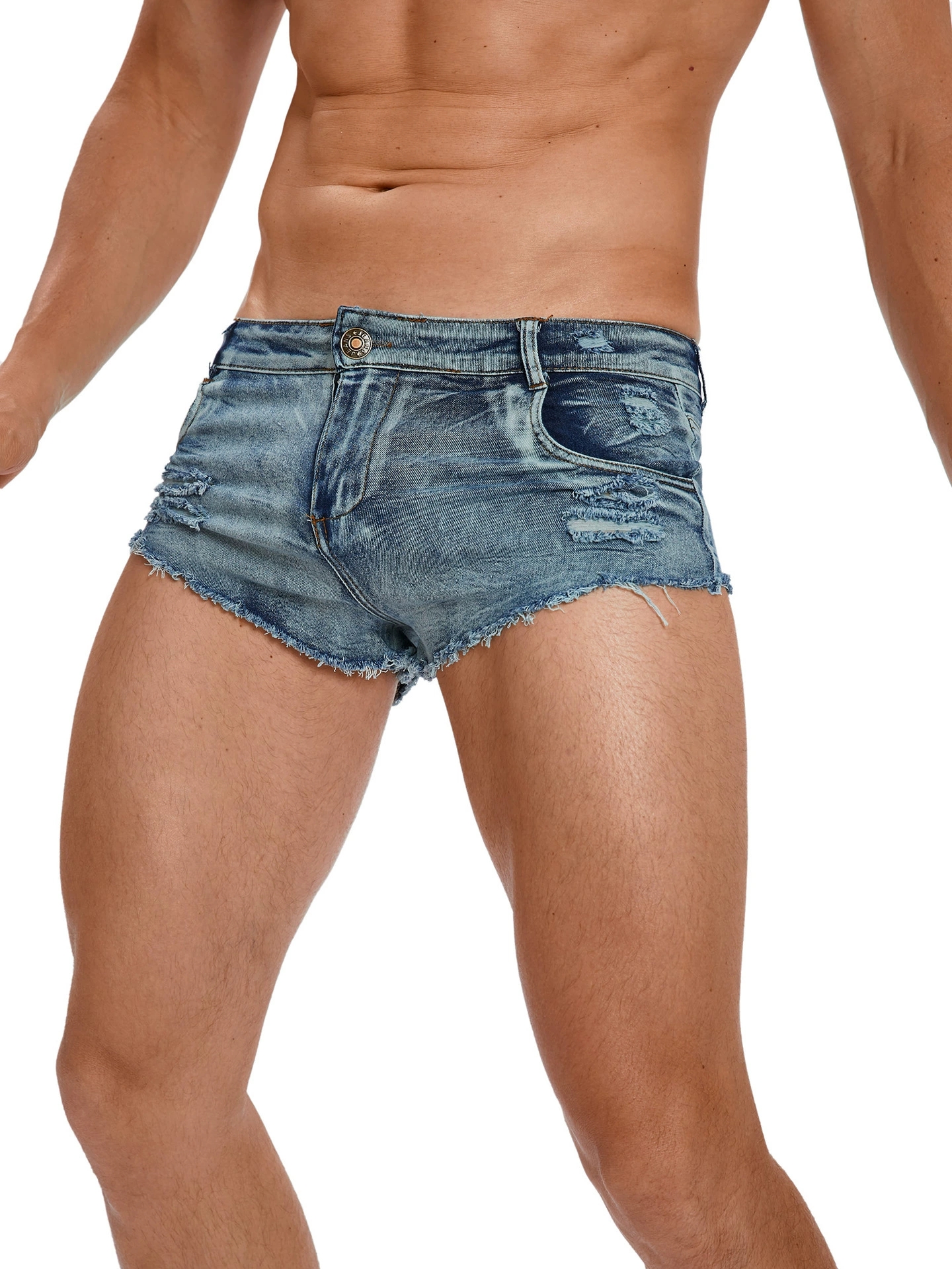 Men's Tight Low Waist Jeans Sh - Men'S Shoes For Jeans reseña y precio