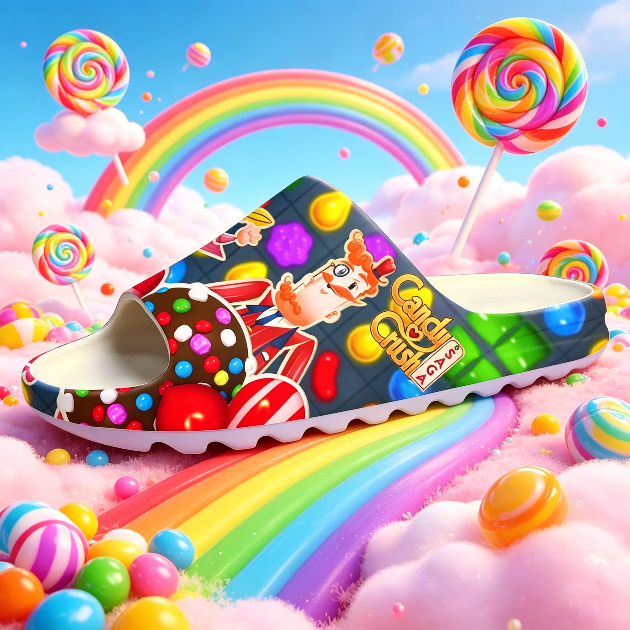 Candy Crush Printed Yeezy Styl - Men'S Shoes Yeezy reseña y precio