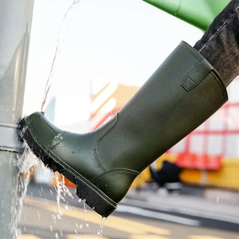 Rain Boots for Men Gum Fishing - Men Shoes Offer reseña y precio