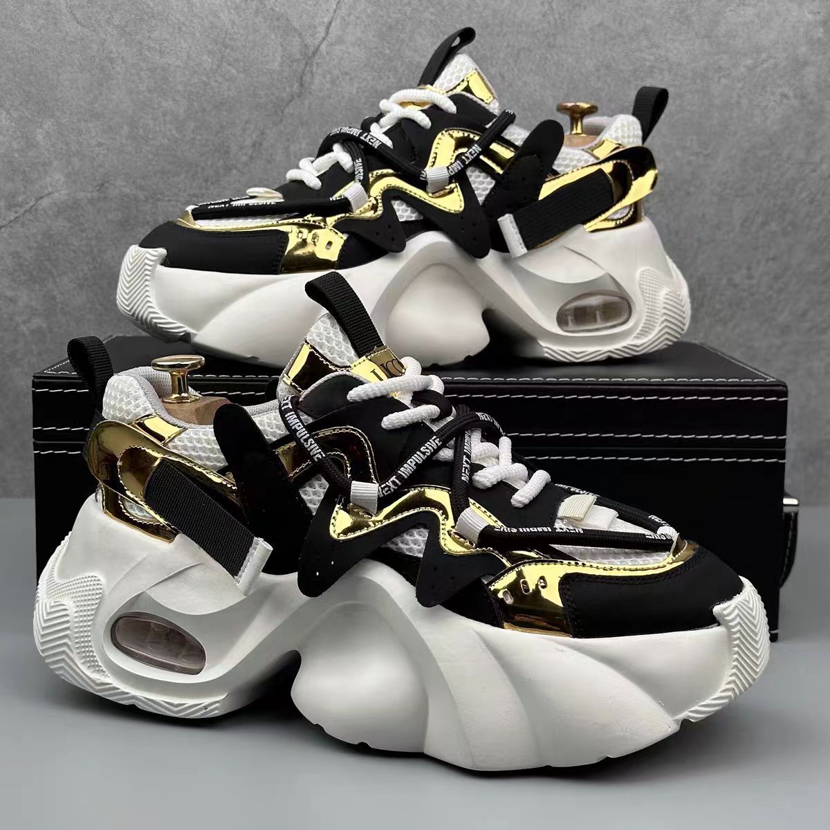 New Dad Shoes Color-blocked Ca - Men Shoes Size Chart reseña y precio