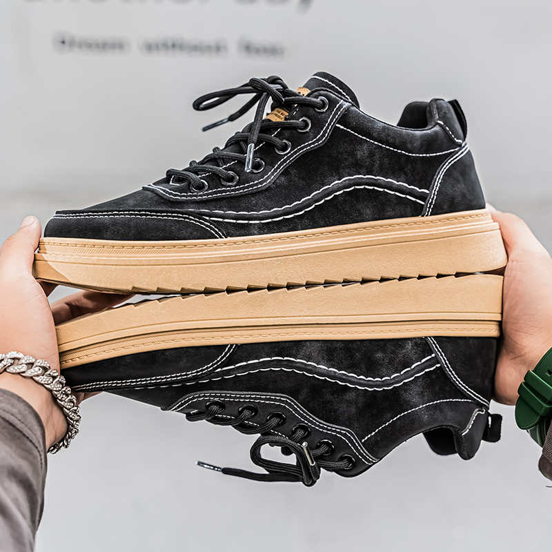 Perforated Platformed Mens Qua - Men Shoes Offer reseña y precio