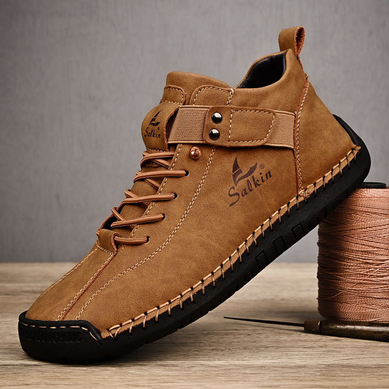 New 2025 Handmade Leather Casu - Men Shoes Lacoste reseña y precio