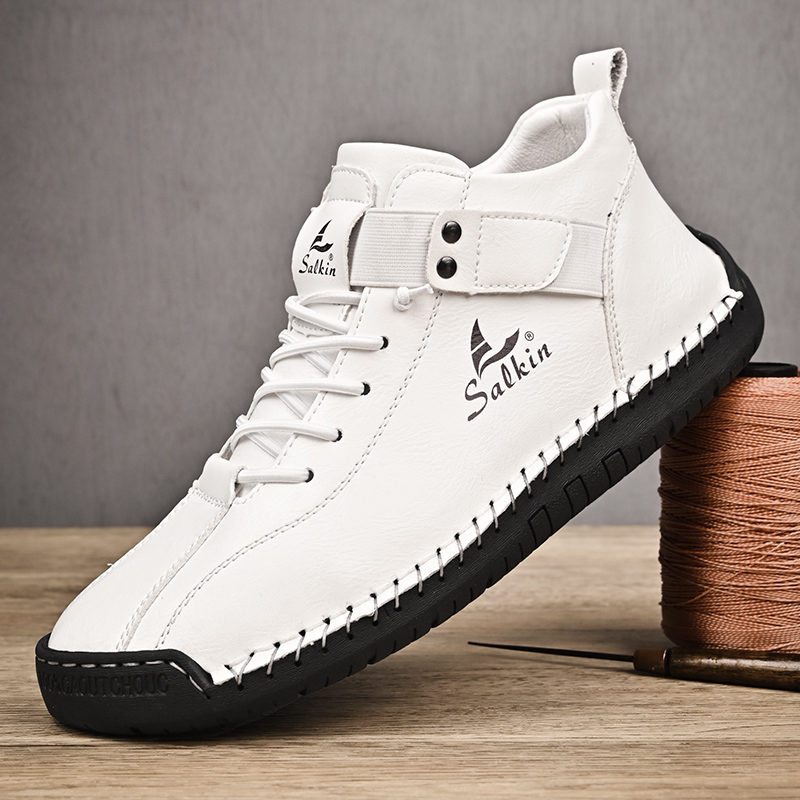New 2025 Handmade Leather Casu - Men Shoes Lacoste reseña y precio