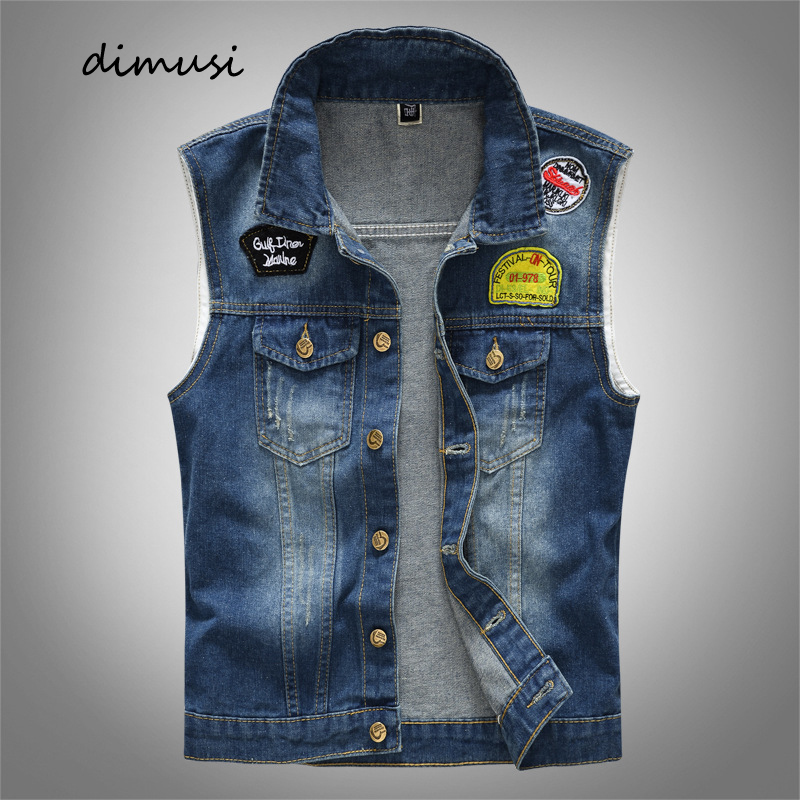 Spring Summber Men's Denim Ves - Men'S Shoes For Jeans reseña y precio