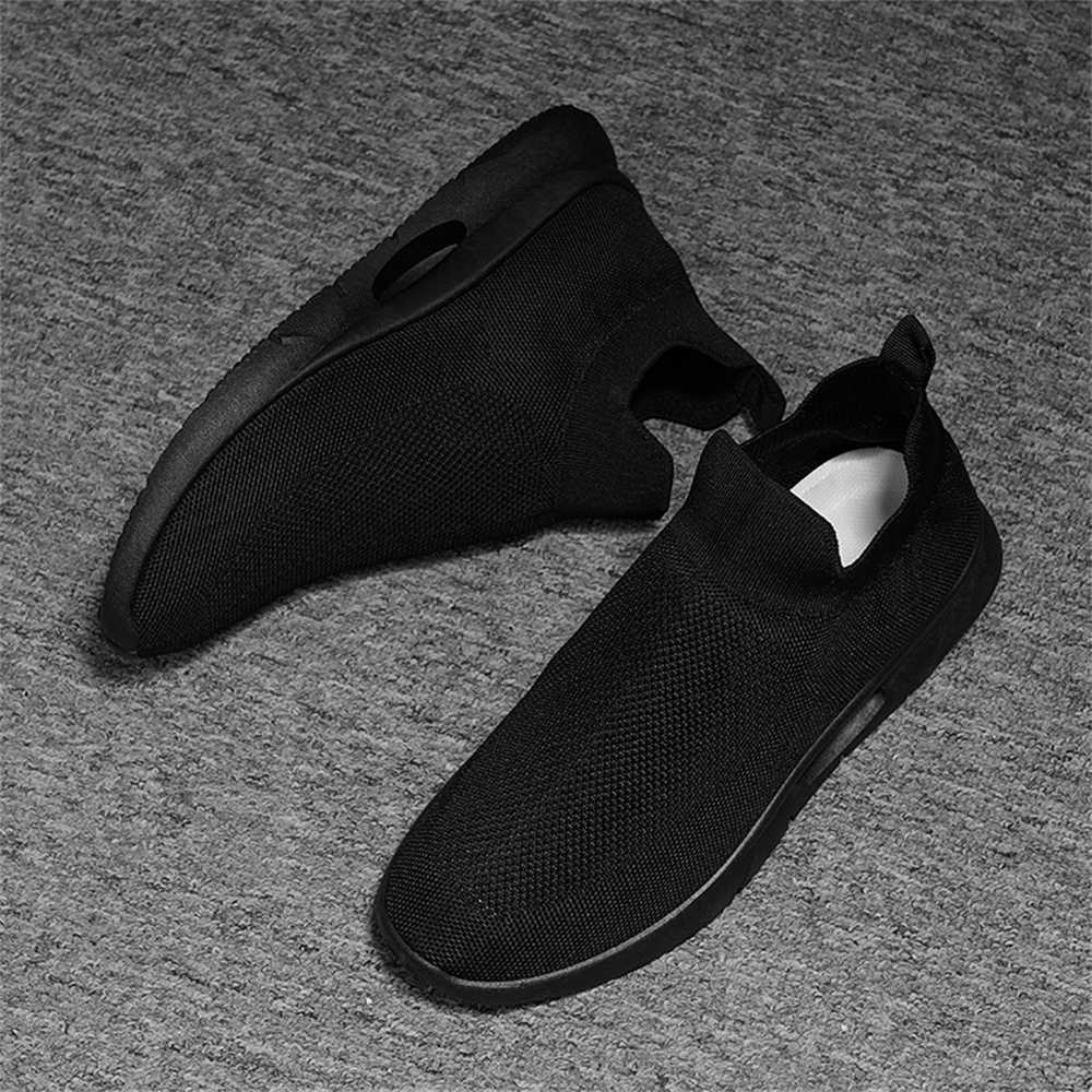 Ventilation Black Mens Sneaker - Men Shoes Offer reseña y precio