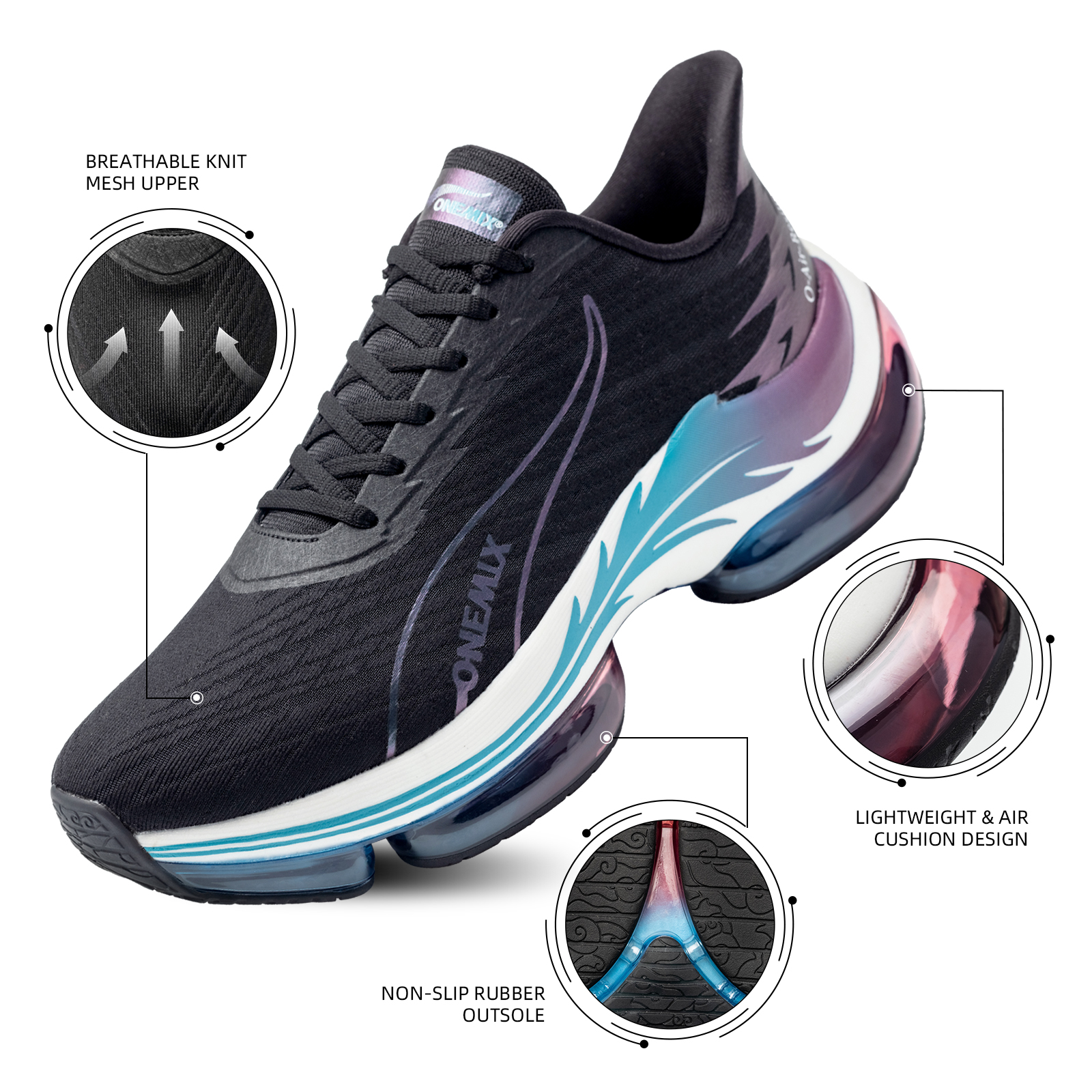 ONEMIX Men's Running Shoes Air - Men'S Shoes Yeezy reseña y precio