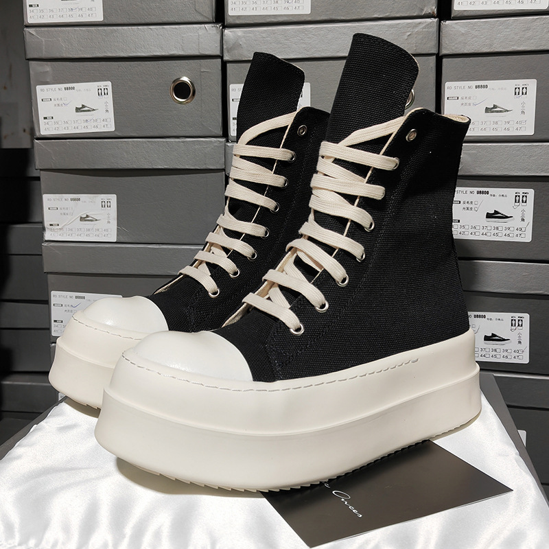 Black Men's and Women's Thick  - Men'S Shoes With Height Increase reseña y precio