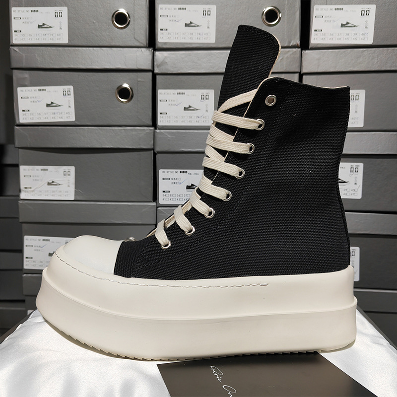 Black Men's and Women's Thick  - Men'S Shoes With Height Increase reseña y precio