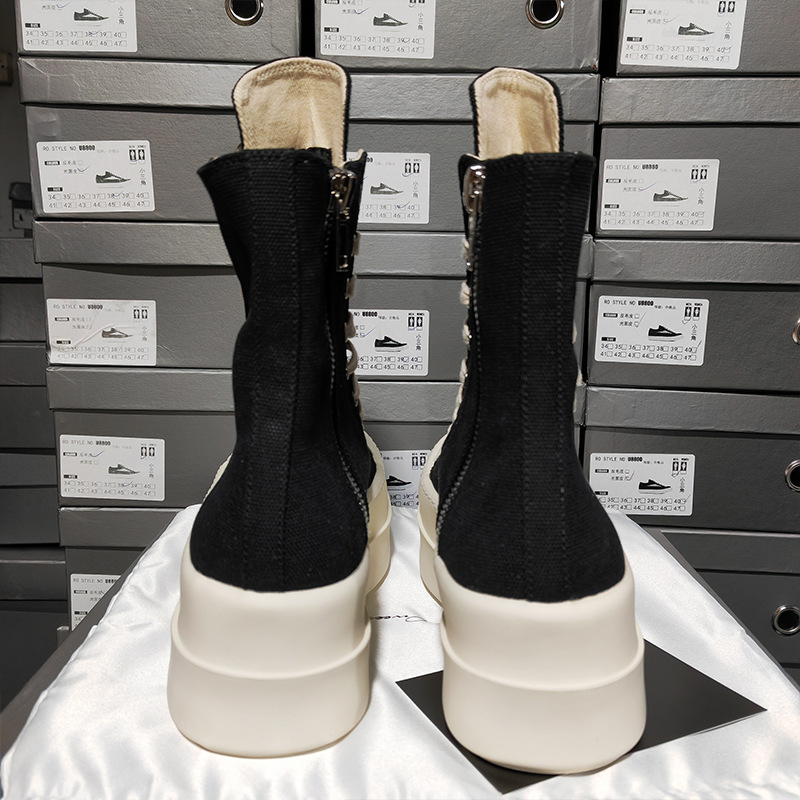 Black Men's and Women's Thick  - Men'S Shoes With Height Increase reseña y precio