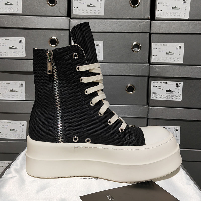 Black Men's and Women's Thick  - Men'S Shoes With Height Increase reseña y precio