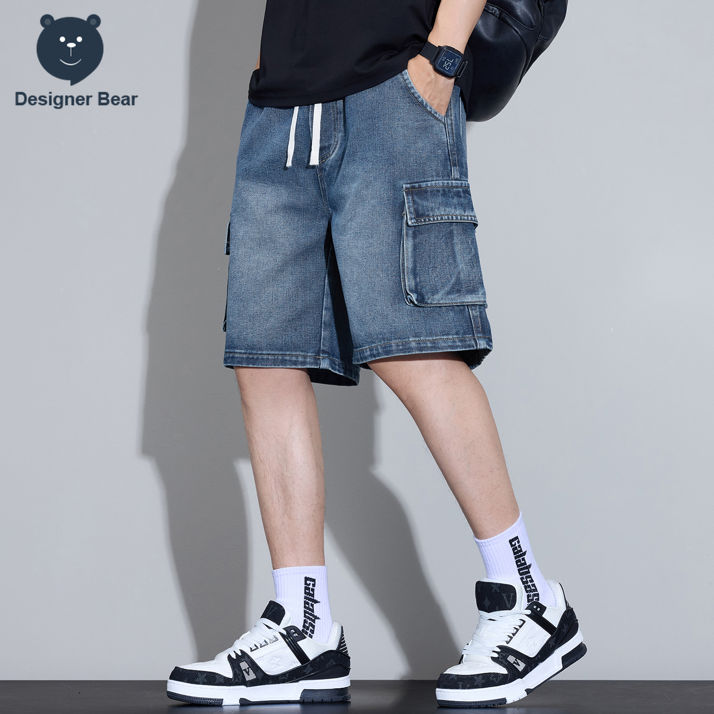 Men's Multi-Pocket Cargo Denim - Men'S Shoes For Jeans reseña y precio