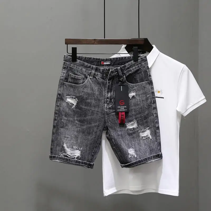 Men's Short Jeans Pants Black  - Men'S Shoes For Jeans reseña y precio