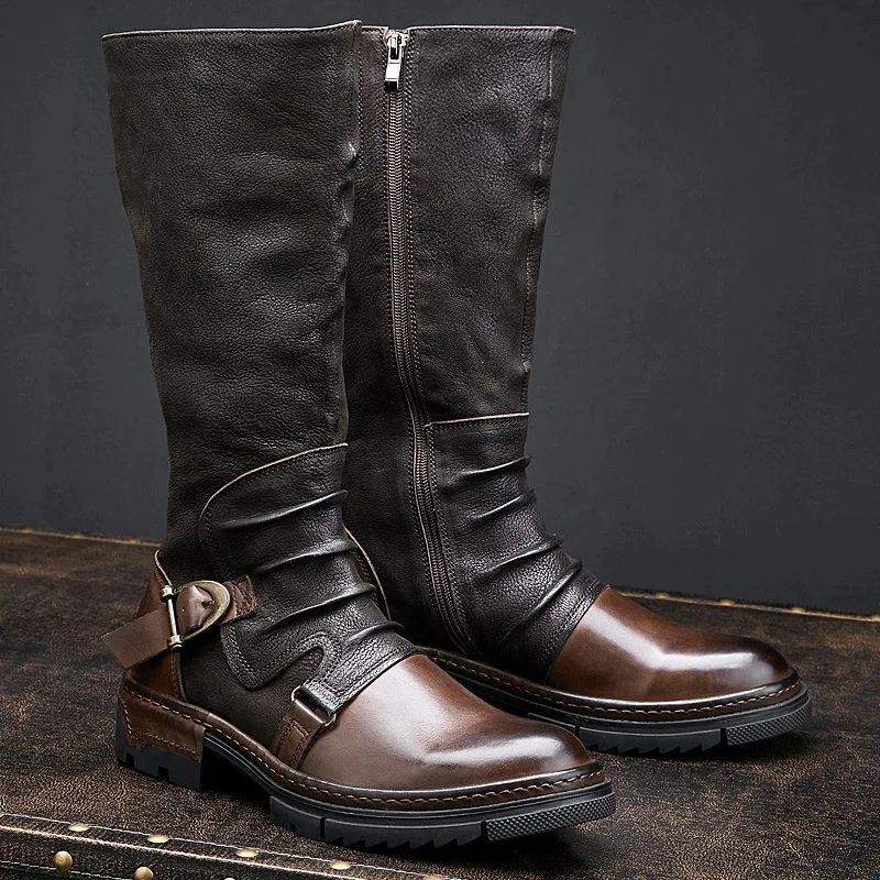 Men's Medieval Retro PU Leathe - Men'S Shoes Louis Vuitton reseña y precio