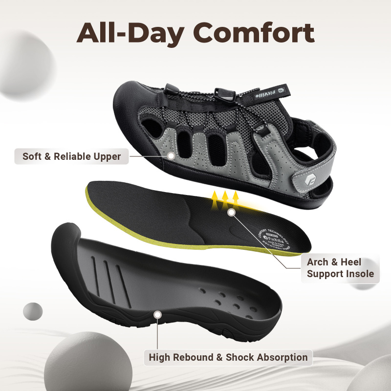FitVille Wide Width Men'S Sand - Men'S Shoes For Wide Feet reseña y precio